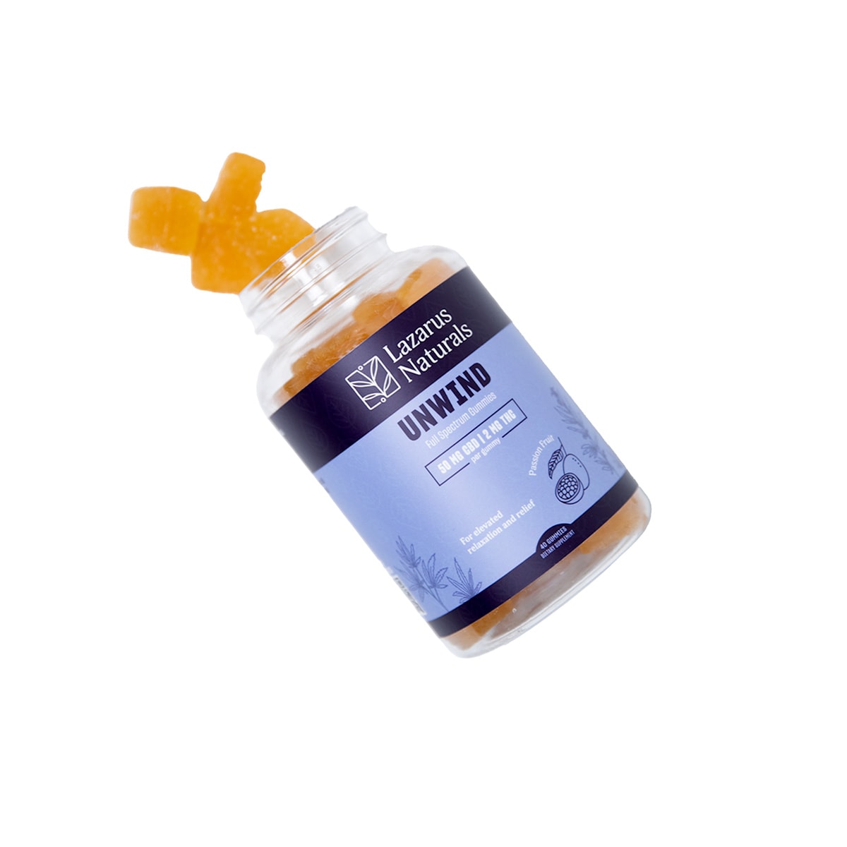 Lazarus-Naturals-CBD-THC-Gummies-Passion-Fruit-Full-Spectrum-40ct-80mg-THC-2000mg-CBD2