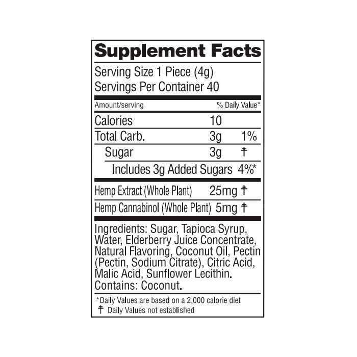 Wyld-CBD-Elderberry-Gummies-Broad-Spectrum-THC-Free-40ct-200mg-CBN-1000mg-CBD-2 wyld cbd gummies